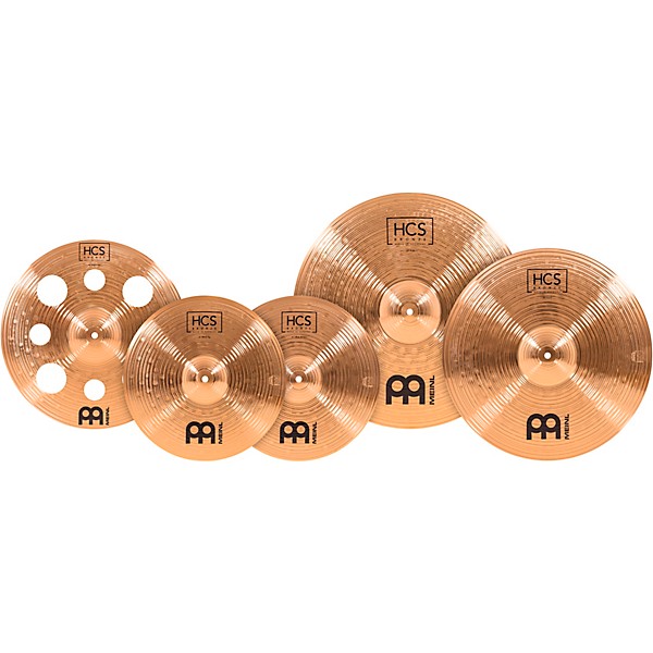 MEINL HCS Bronze Expanded Cymbal Set 14, 16, 18 and 20 in.