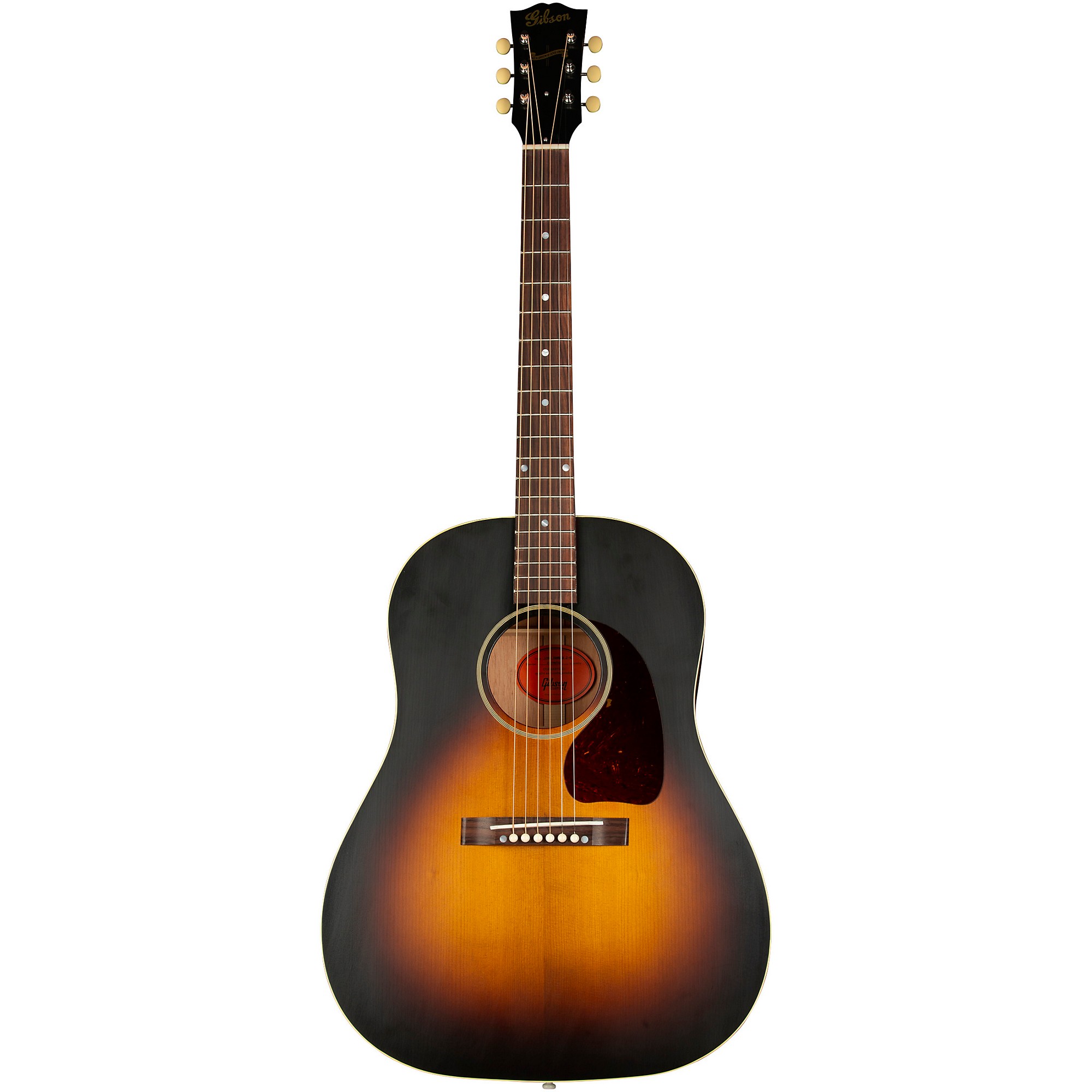 Platinum Gibson Custom 1942 Banner J-45 Acoustic Guitar Vintage