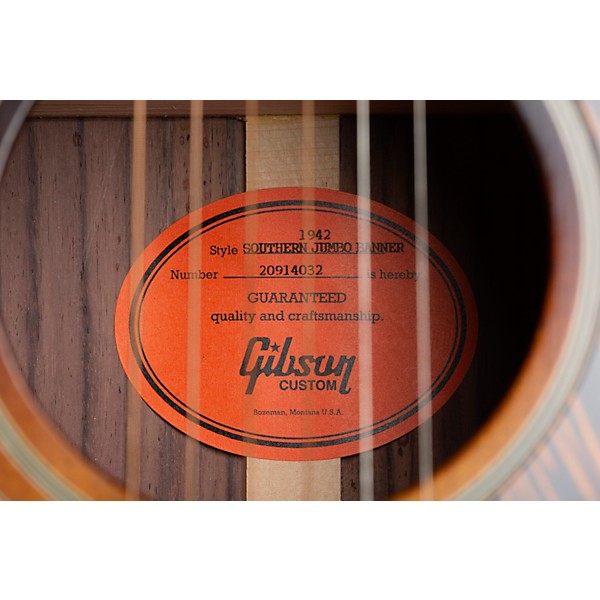 Gibson 1942 Banner Southern Jumbo Acoustic Guitar Vintage Sunburst