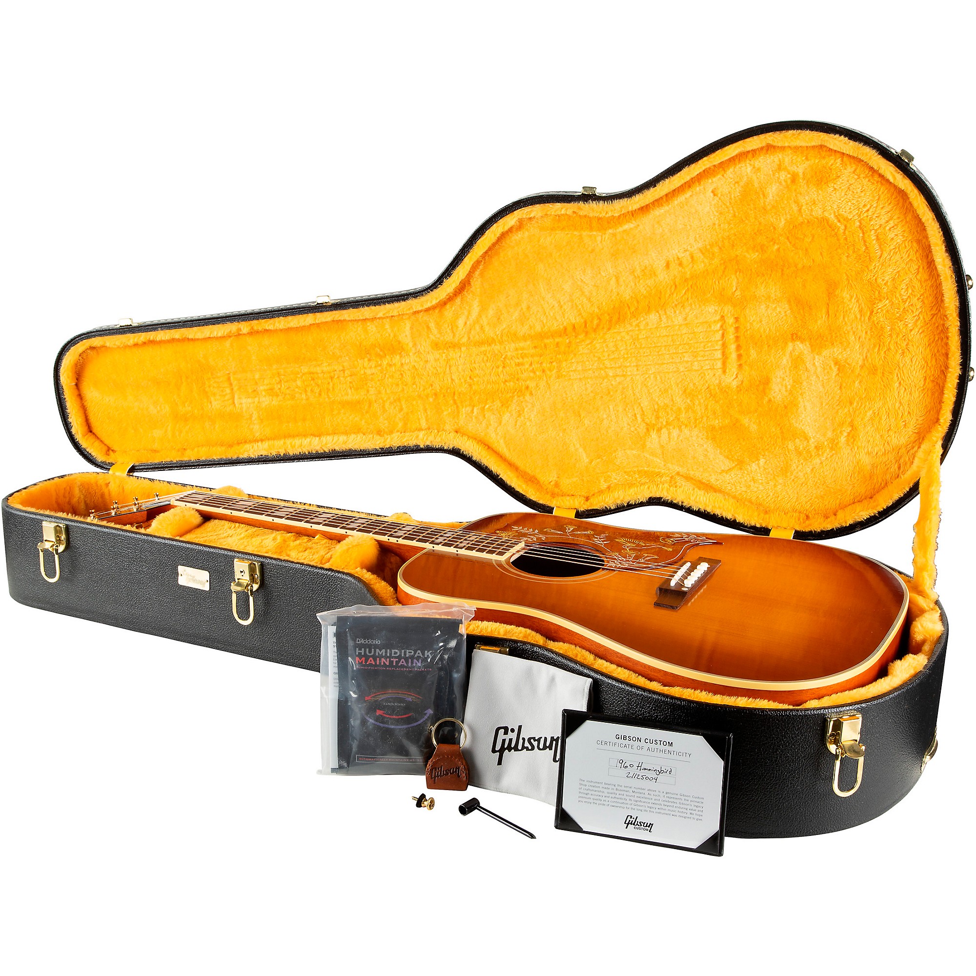 Platinum Gibson Custom 1960 Hummingbird With Fixed Bridge Acoustic Platinum Gibson Custom 1960 Hummingbird With Fixed Bridge Acoustic