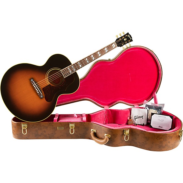 Open Box Gibson Custom 1952 J-185 Acoustic Guitar Level 1 Vintage Sunburst