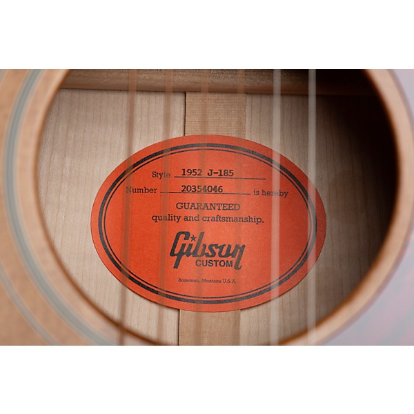 Gibson 1952 J-185 Acoustic Guitar Antique Natural