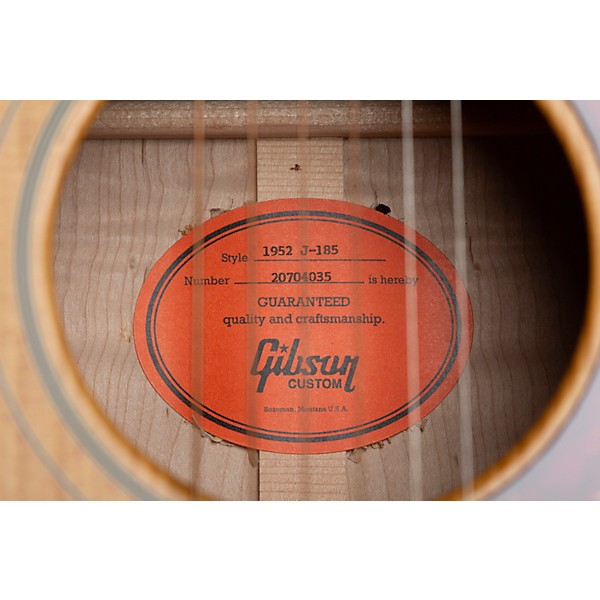 Gibson 1952 J-185 Acoustic Guitar Antique Natural