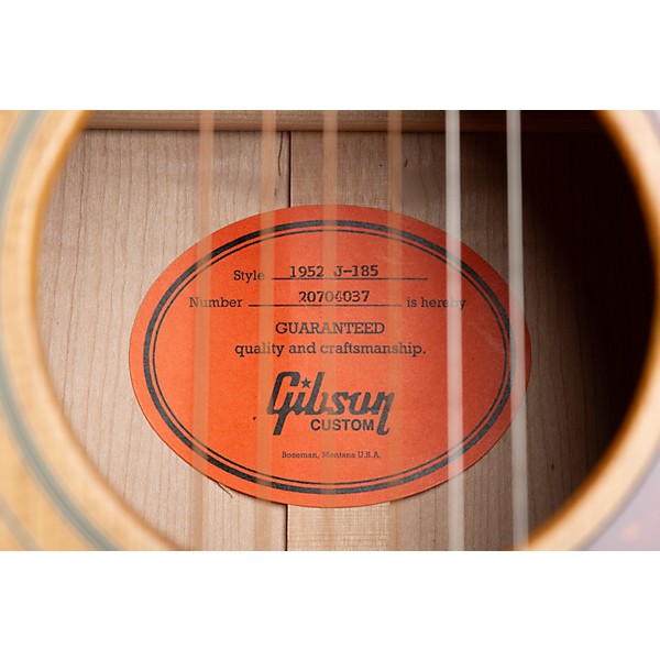 Gibson 1952 J-185 Acoustic Guitar Antique Natural