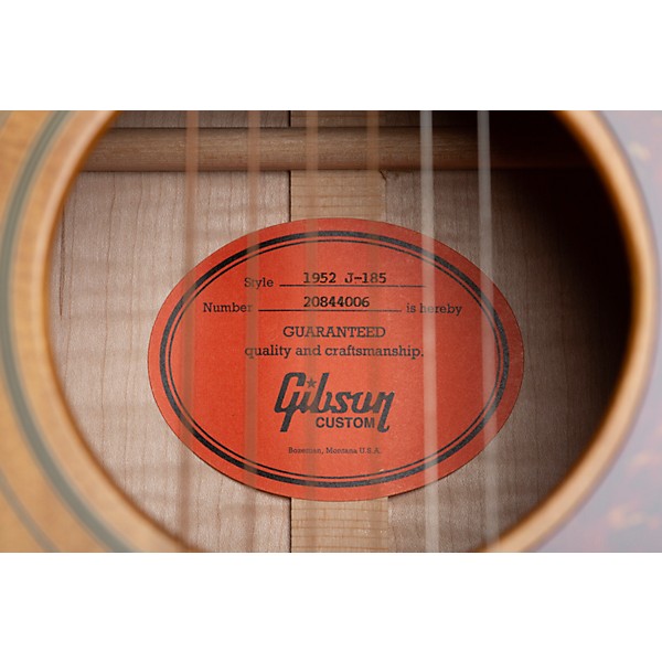 Gibson 1952 J-185 Acoustic Guitar Antique Natural