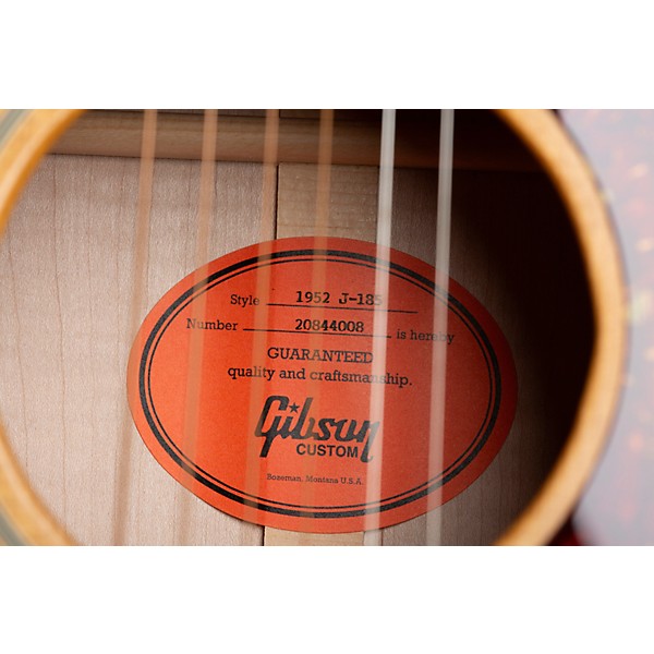 Gibson 1952 J-185 Acoustic Guitar Antique Natural