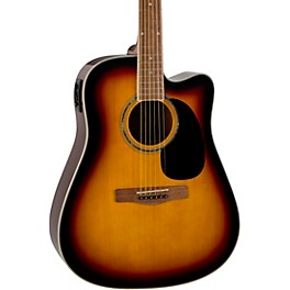 Mitchell D120CE Dreadnought Cutaway CE Acoustic-Electric Guitar 3-Color Sunburst