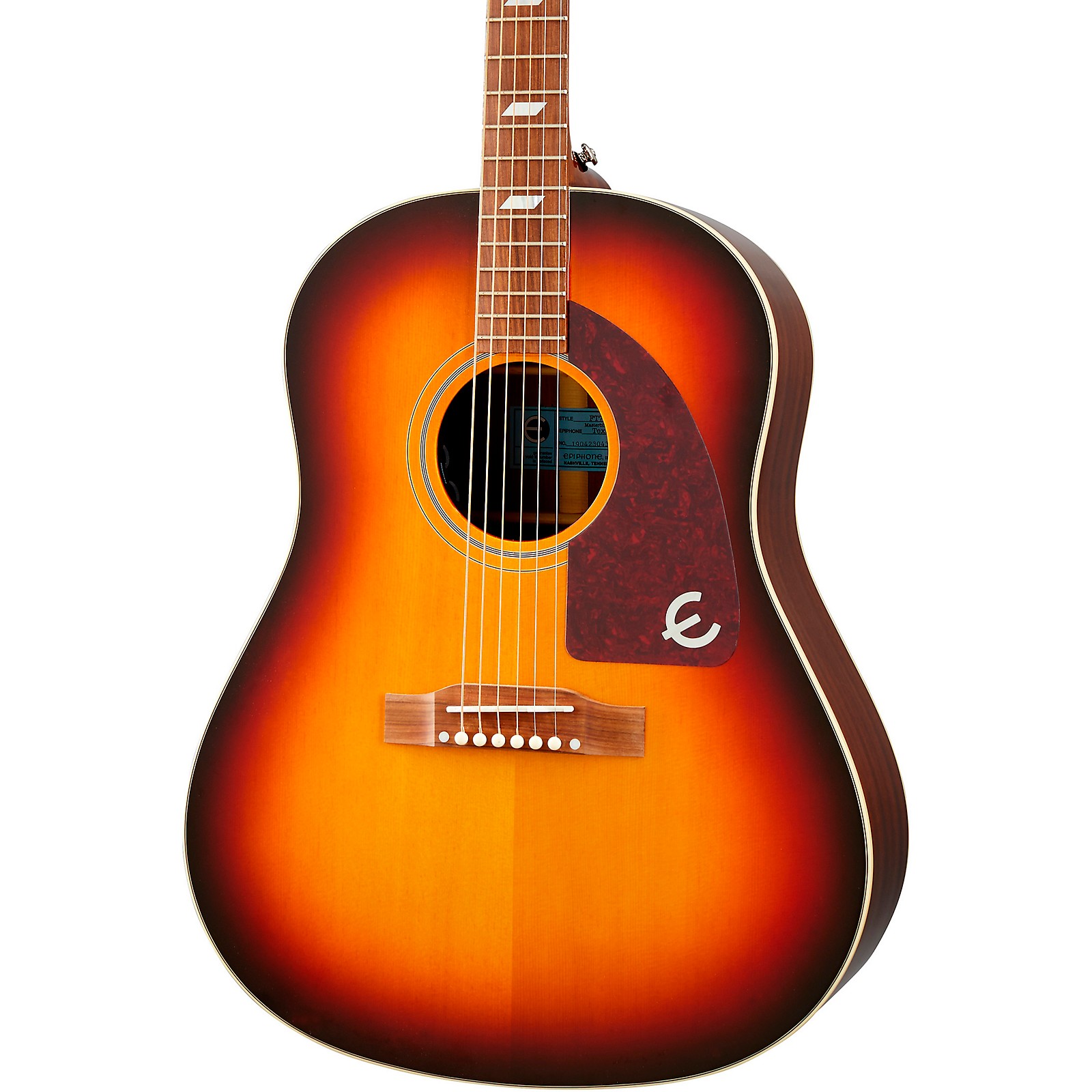 Epiphone Masterbilt Texan Acoustic-Electric Guitar Faded Cherry