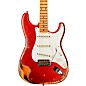 Fender Custom Shop 1956 Stratocaster Heavy Relic Electric Guitar Super Faded Aged Candy Apple Red over 2-Color Sunburst thumbnail