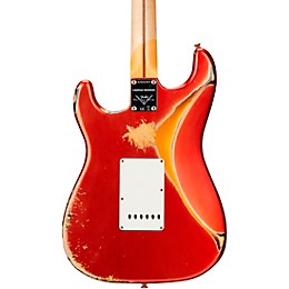 Fender Custom Shop 1956 Stratocaster Heavy Relic Electric Guitar Super Faded Aged Candy Apple Red over 2-Color Sunburst