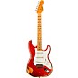 Fender Custom Shop 1956 Stratocaster Heavy Relic Electric Guitar Super Faded Aged Candy Apple Red over 2-Color Sunburst