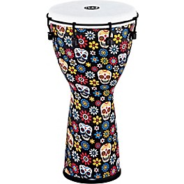 MEINL Alpine Synthetic Djembe 10 in. Day of the Dead MEINL Alpine Synthetic Djembe 10 in. Day of the Dead