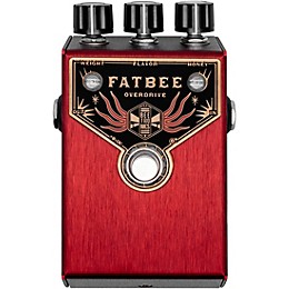 Beetronics FX Fatbee Overdrive Effects Pedal Red