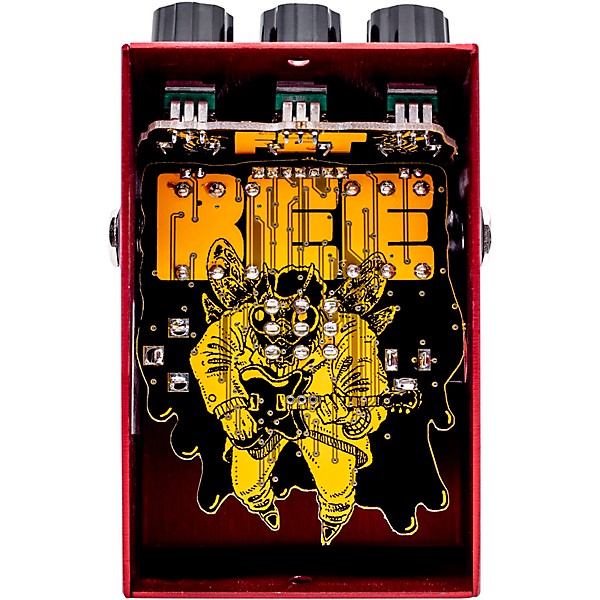 Beetronics FX Fatbee Overdrive Effects Pedal Red
