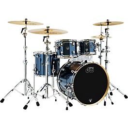 DW 4-Piece Performance Series Shell Pack Pewter Sparkle DW 4-Piece Performance Series Shell Pack Chrome Shadow