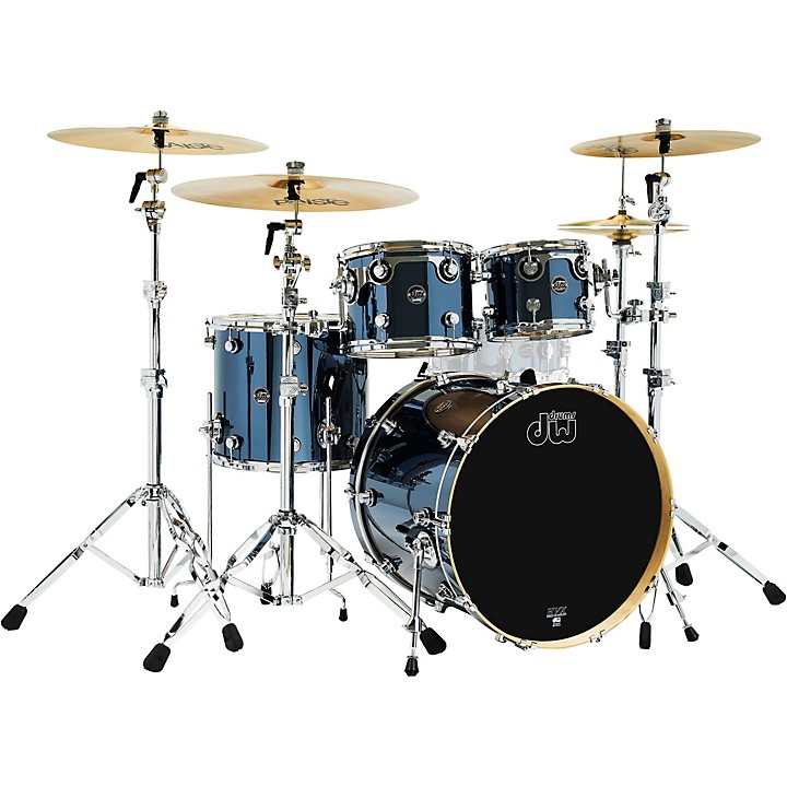 DW 4-Piece Performance Series Shell Pack Chrome Shadow | Guitar Center