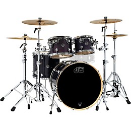 DW 4-Piece Performance Series Shell Pack Ebony Stain Lacquer