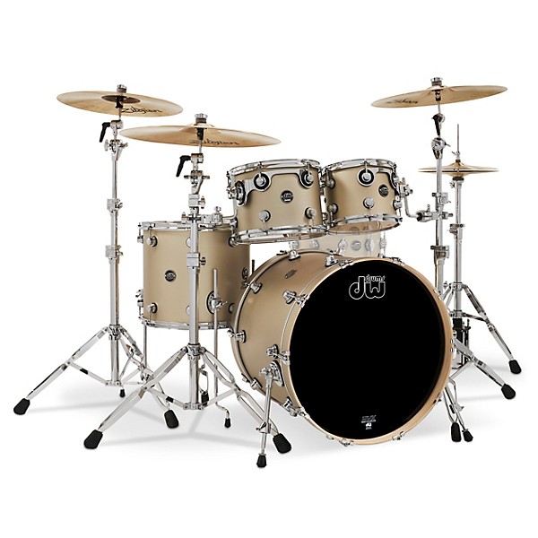 DW 4-Piece Performance Series Shell Pack Hard Satin Gold Mist