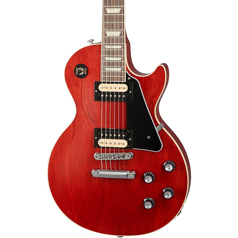 Gibson Les Paul Traditional Pro V Mahogany Top in Vintage Cherry Satin