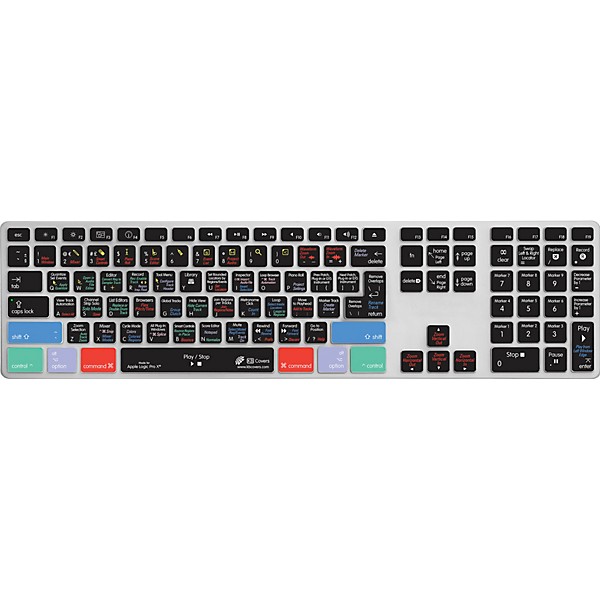 KB Covers Logic Pro 9 Keyboard Cover for Apple Ultra-Thin Keyboard with Num Pad