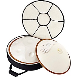 MEINL Sonic Energy Harmonic Art Handpan in White Jade, Akebono F