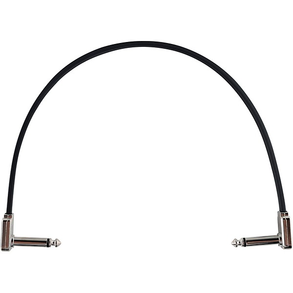 Ernie Ball Flat Patch Ribbon Cables 1 ft. Black