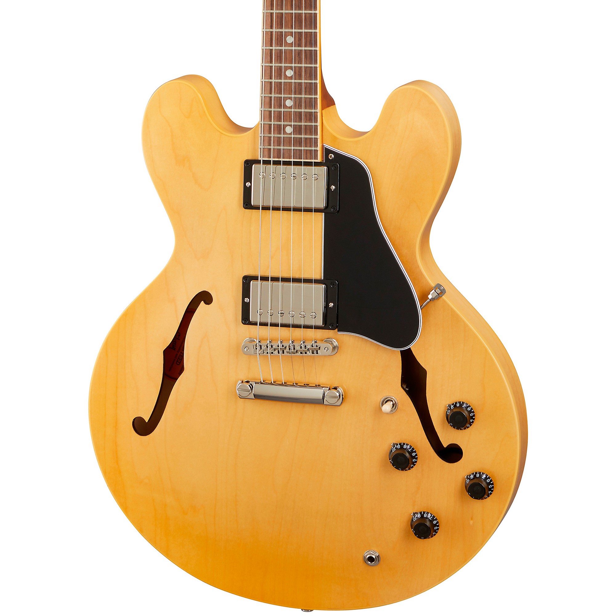 Gibson ES-335 Satin Semi-Hollow Electric Guitar - Vintage Natural