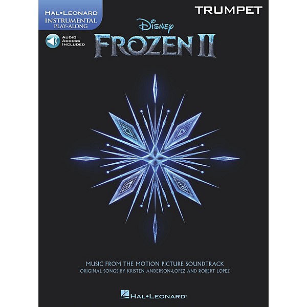 Hal Leonard Frozen II Trumpet Play-Along Instrumental Songbook Book/Audio Online