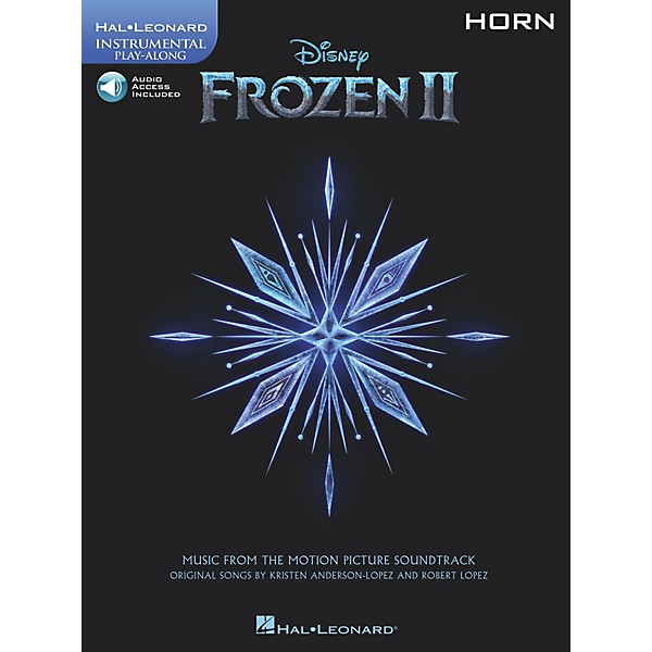 Hal Leonard Frozen II Horn Play-Along Instrumental Songbook Book/Audio Online