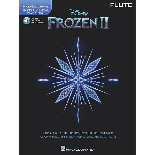 Hal Leonard Frozen II Flute Play-Along Instrumental Songbook Book/Audio Online