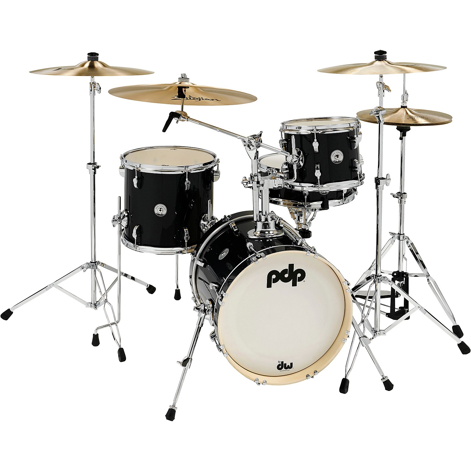 BATTERIA ACUSTICA DW DRUM SHELL SET PERFORMANCE FINISH PLY BLACK