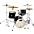 PDP by DW New Yorker 4-Piece Shell Pack With... PDP by DW New Yorker 4-Piece Shell Pack With 16" Bass Drum Black Onyx Sparkle