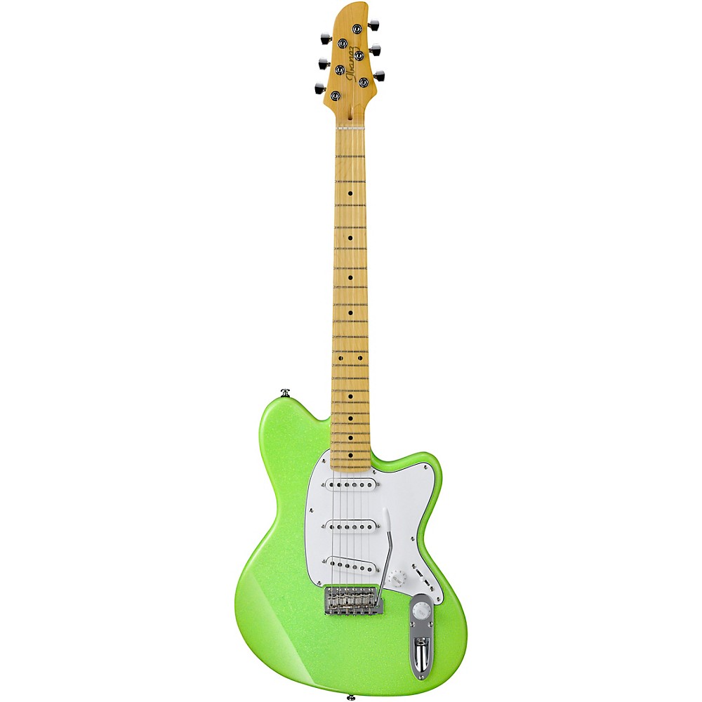 Ibanez Yvette Young Yy10 Signature Electric Guitar Slime Green Sparkle
