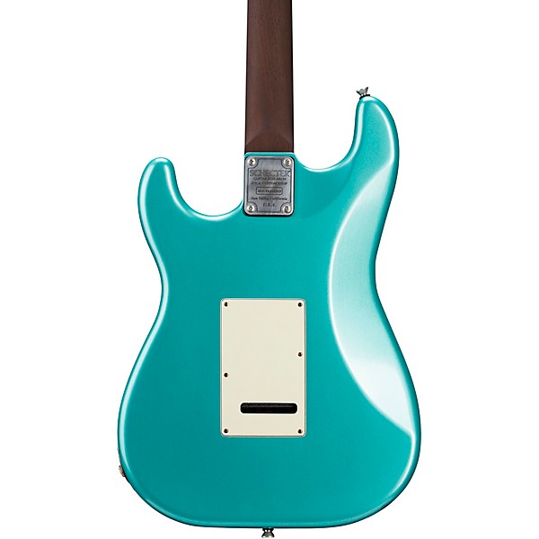 Schecter Guitar Research Nick Johnston USA Traditional HSS Nitro Finish Teal Green Metallic Mint Green Pickguard Teal Gree...