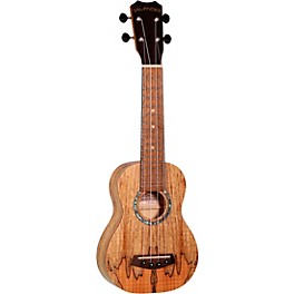 Islander MAS-4 Spalted Maple Soprano Ukulele Natural