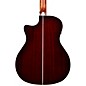 D'Angelico Premier Series Gramercy Single-Cutaway Grand Auditorium Acoustic-Electric Guitar Trans Black Cherry Burst