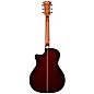 D'Angelico Premier Series Gramercy Single-Cutaway Grand Auditorium Acoustic-Electric Guitar Trans Black Cherry Burst