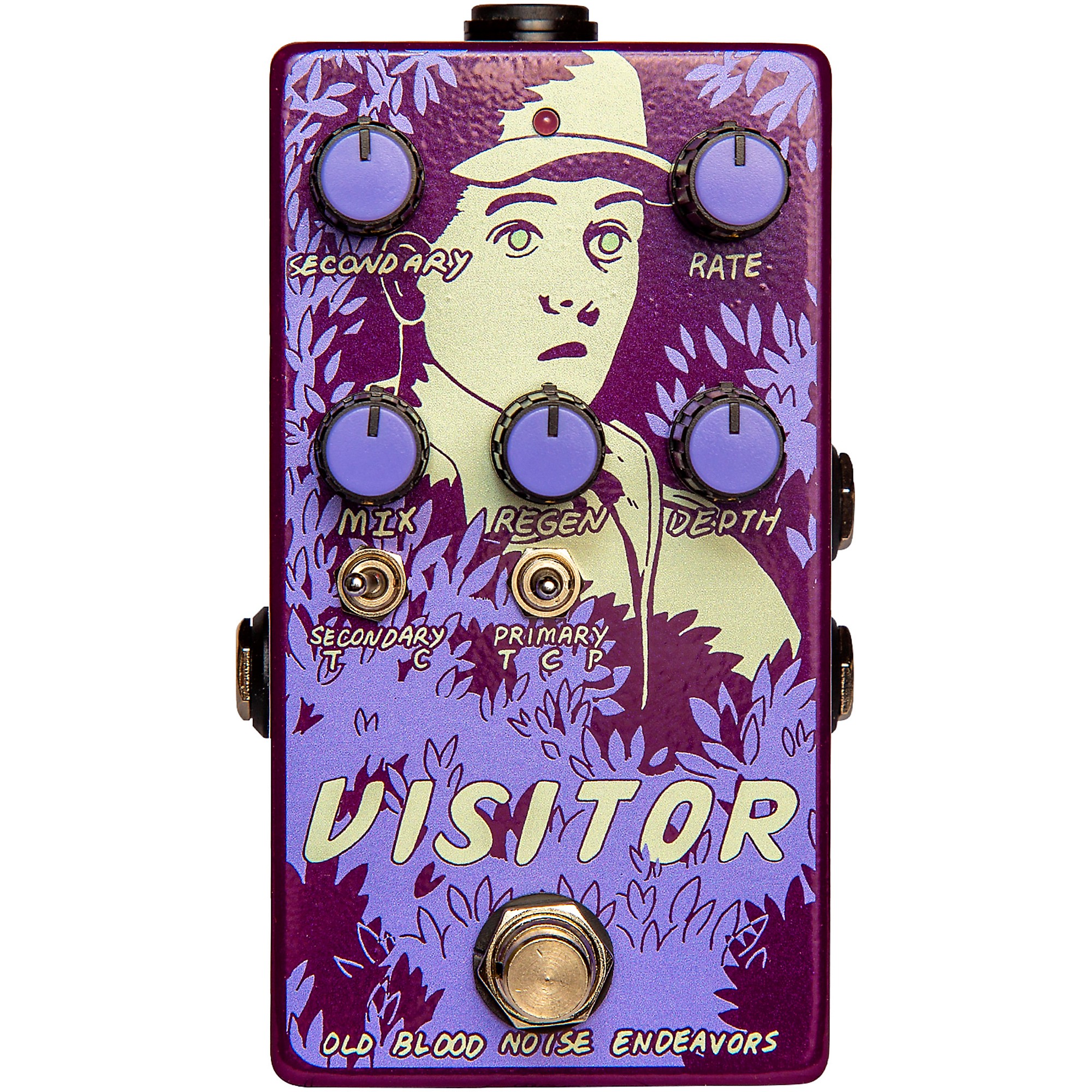 Old Blood Endeavors Visitor Parallel Multi-Modulator Effects Pedal Purple | Guitar Center