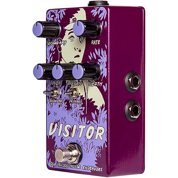 Old Blood Noise Endeavors Visitor Parallel Multi-Modulator Effects Pedal Purple