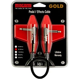 Mogami Gold Instrument Pancake Patch Cable 10 in.
