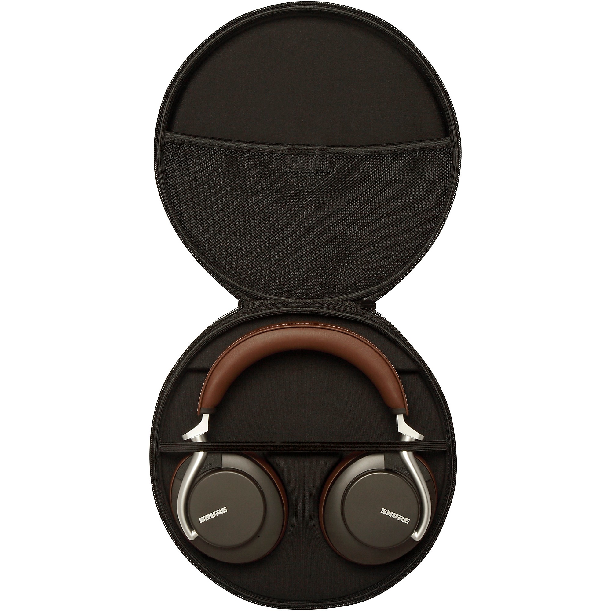 SHURE aonic 50 ブラウン/ブラック Shure AONIC 50 Wireless Noise-Cancelling Headphones, Brown, Open
