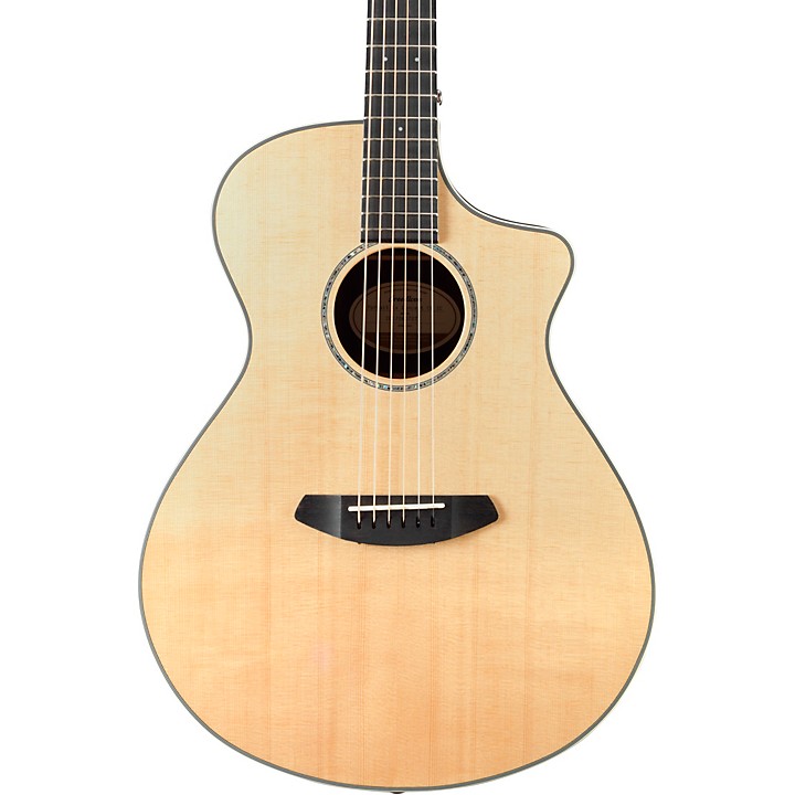 breedlove pursuit concert acoustic electric guitar natural