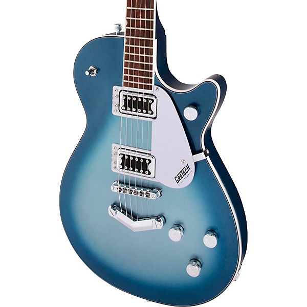 Open Box Gretsch Guitars G5227 Electromatic Jet BT Single-Cut with V-Stoptail Electric Guitar Level 2 Astra Blue Burst 194...