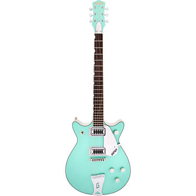 Gretsch Guitars G5237 Electromatic Double Jet Ft Electric Guitar Surf Green And White for sale