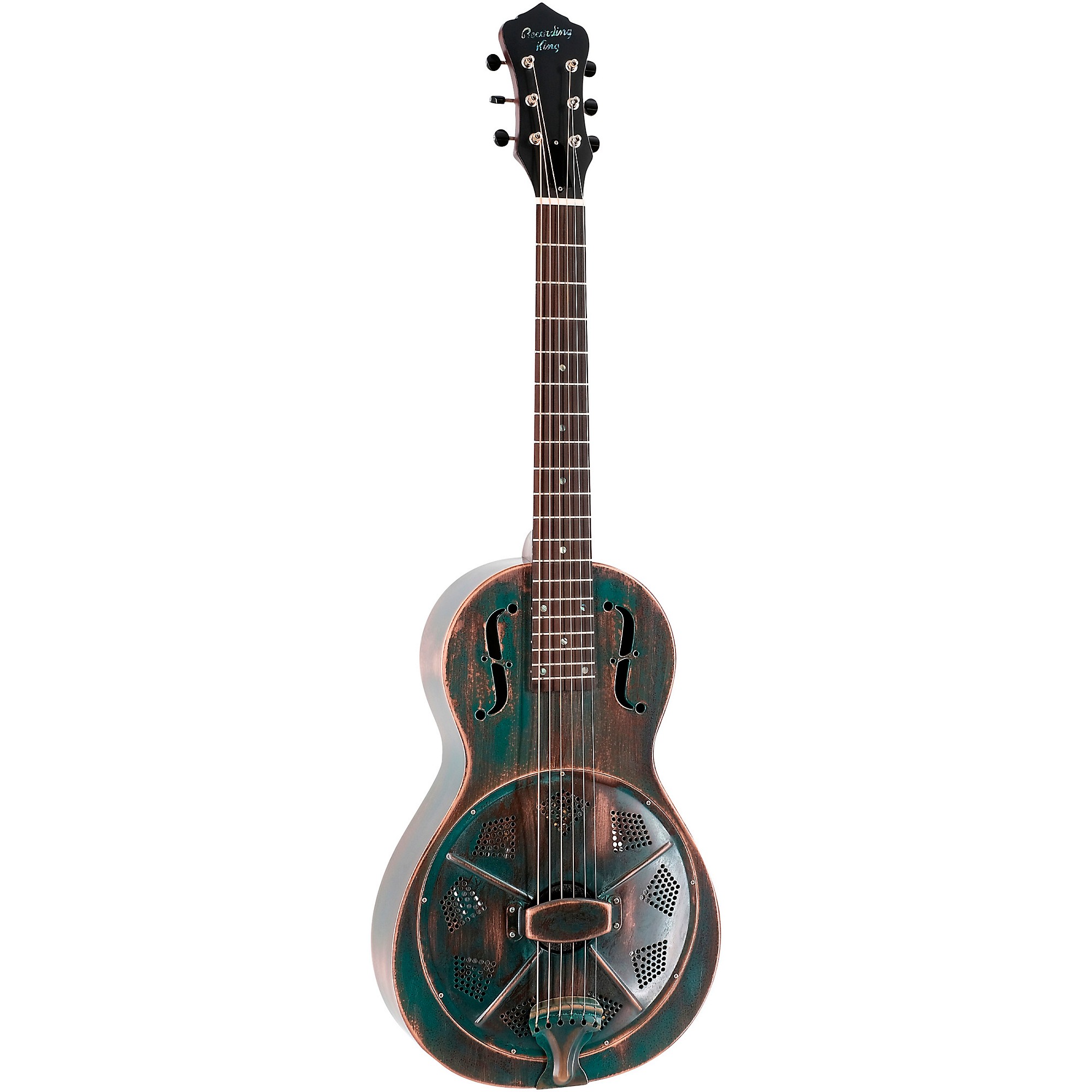 Recording King RM-993 Metal Body Parlor Resonator Guitar