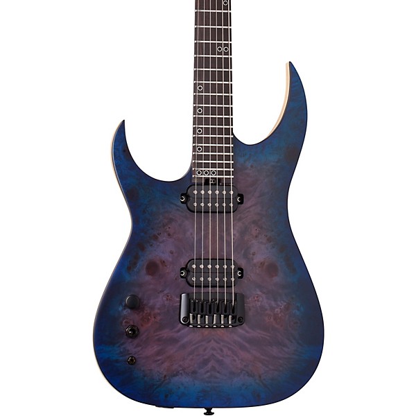 Schecter Guitar Research Keith Merrow KM-6 MK-III Artist Left-Handed Electric Guitar Blue Crimson