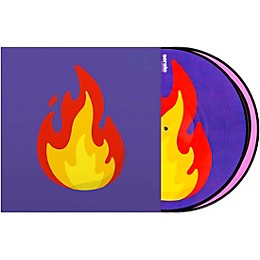Serato Emoji #2 Flame/Record 12" Control Vinyl Pair