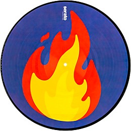 Serato Emoji #2 Flame/Record 12" Control Vinyl Pair