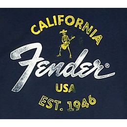Fender Baja Blue T-Shirt Large Blue
