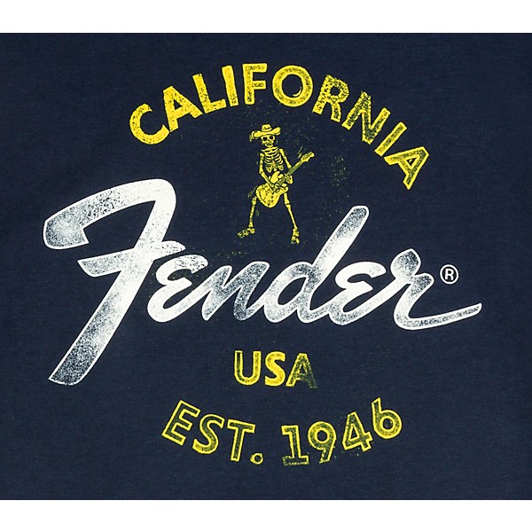 Fender Baja Blue T-Shirt XX Large Blue